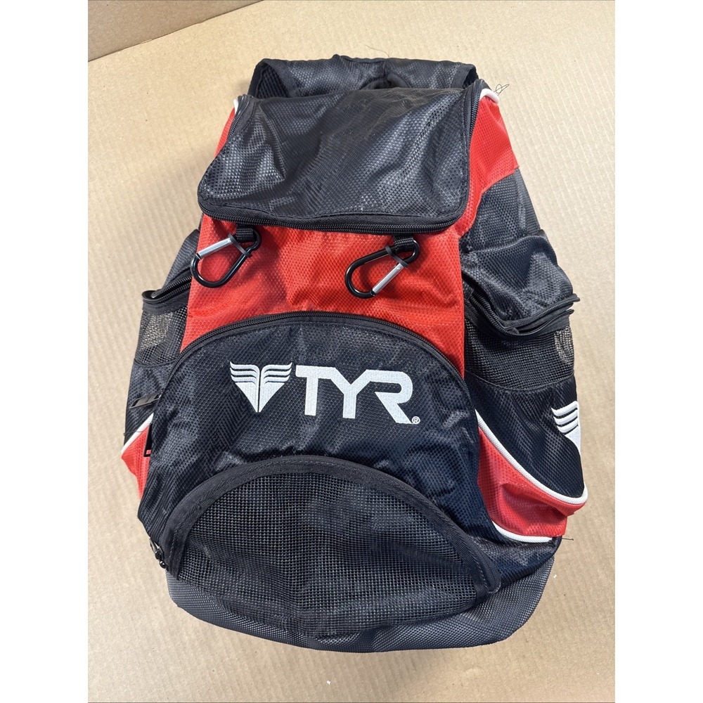 TYR Alliance 45L Swimming Backpack Triathlon Swim Gear Bag Wet/Dry Store